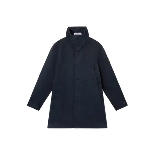 STONE ISLAND Compass Badge Button Up Coat