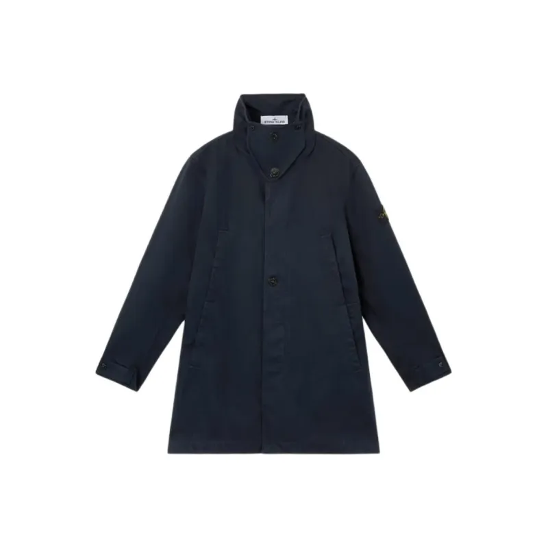 STONE ISLAND Compass Badge Button Up Coat-0