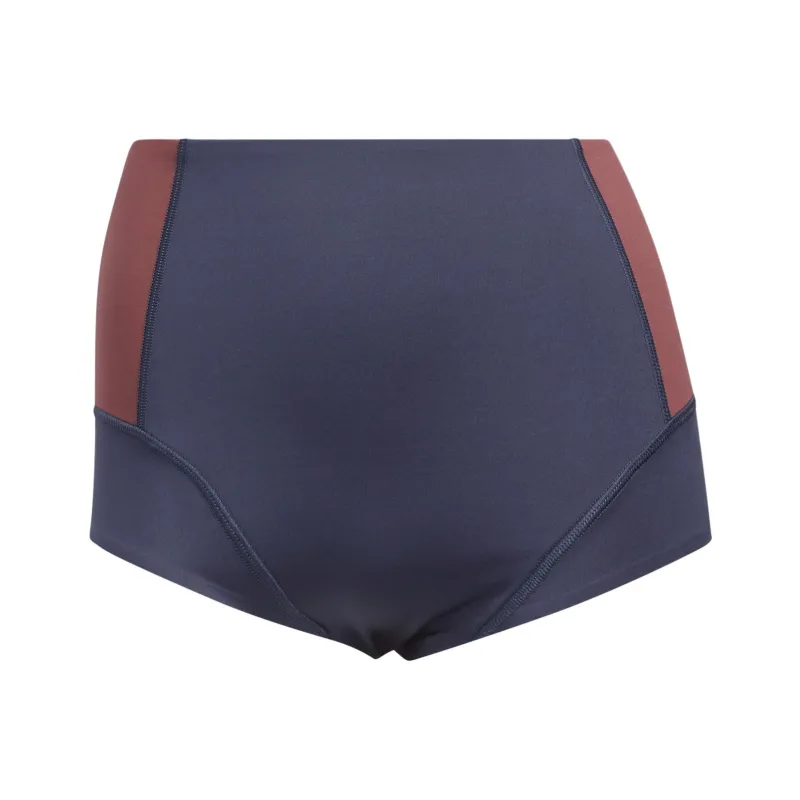 Adidas AEROREADY Yoga Shorts Women's Dark Gray Navy Blue-0