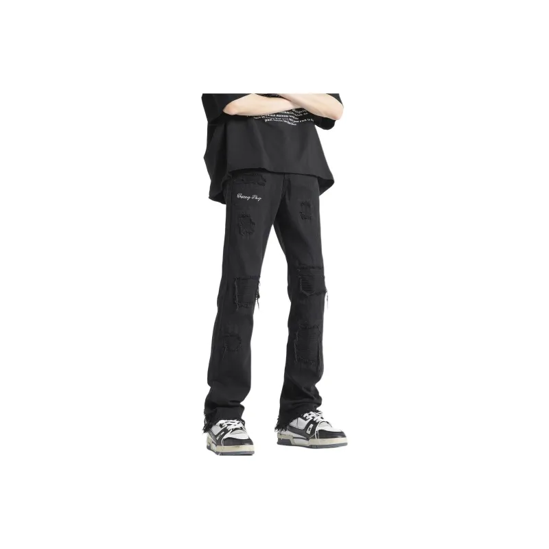 Qnxeey Jeans Unisex-6
