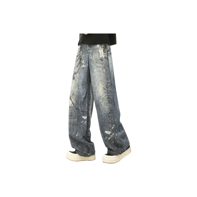 MARK WAFFLE Jeans Unisex Blue-0