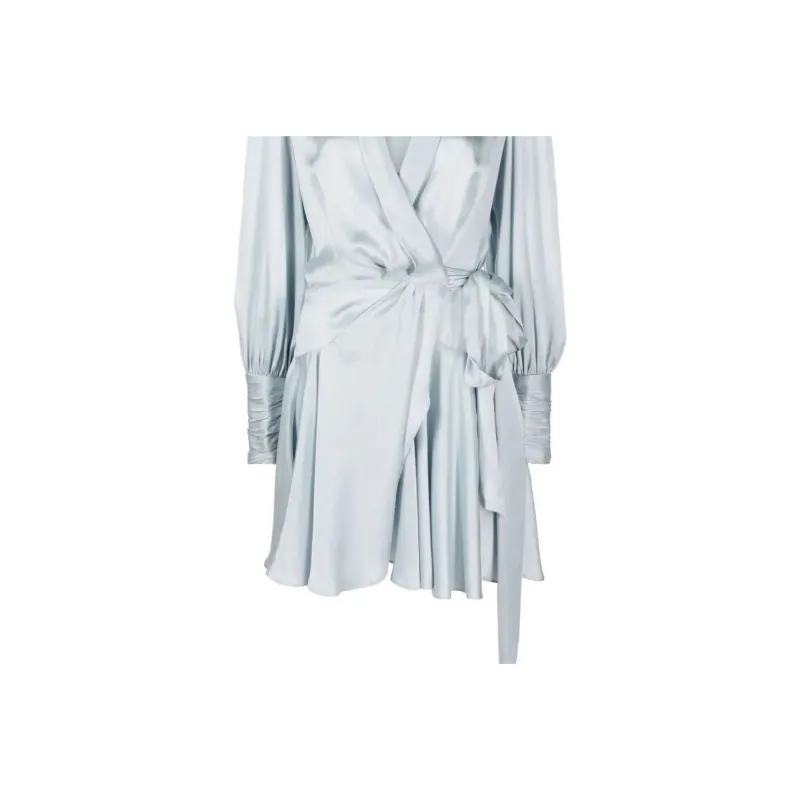 Zimmermann Silk Wrap Mini Dress-3