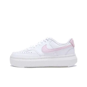 Nike Court Vision Alta Anti Slip Wear Resistant Low Top Skateboard Shoes Women's White Pink