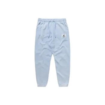 JORDAN Flight Knitted Sweatpants Men Ice Blue