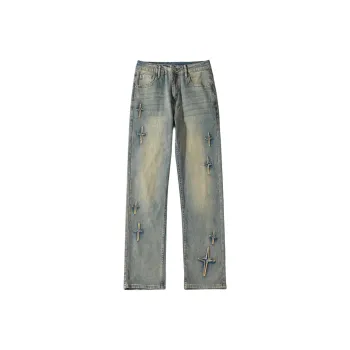 WELTER EXPERIMENT Jeans Unisex Yellow Mud