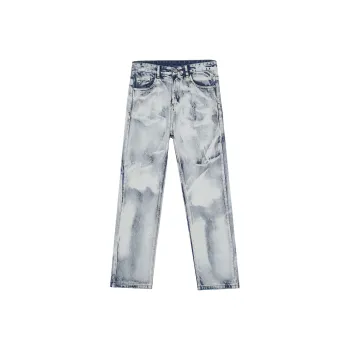 Voguo Relay Jeans Unisex Blue White