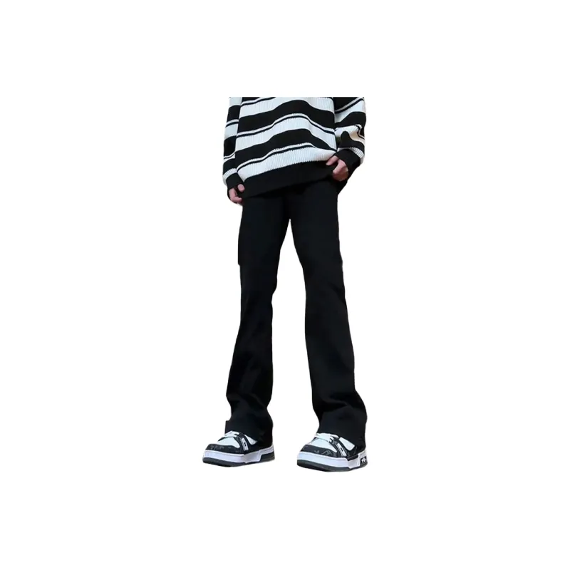 NAXUSTO Jeans Unisex Ink Black Stretch Upgraded-0