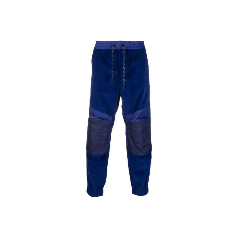 Moncler Knitted Sweatpants Men Royal Blue-0