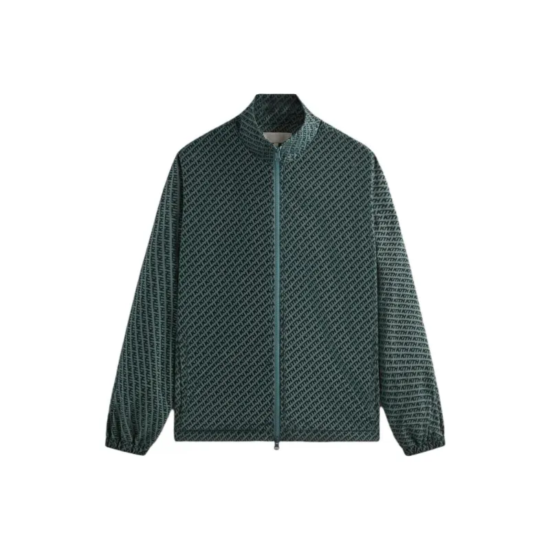 KITH Flocked Italic Monogram Davis Jacket-0