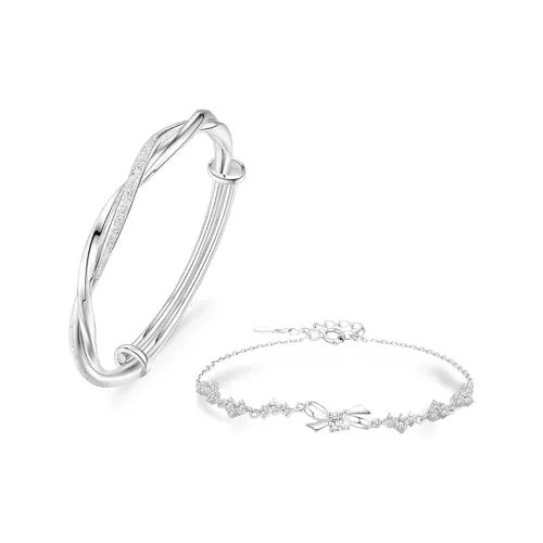 NUSQ Sterling Silver Bangles Women's