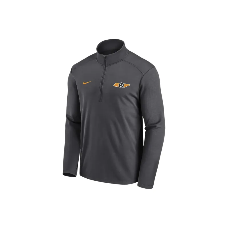 Nike Tennessee Volunteers Volunteer State Smokey Grey Pacer Men's Nike Dri FIT College 1/2 Zip Jacket-0