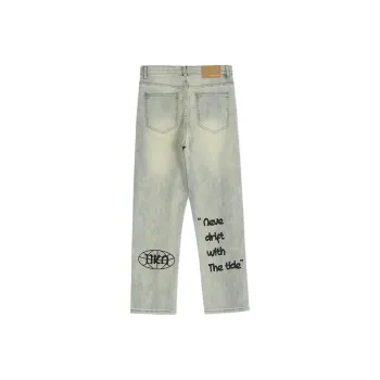 WELTER EXPERIMENT Jeans Unisex Yellow Mud