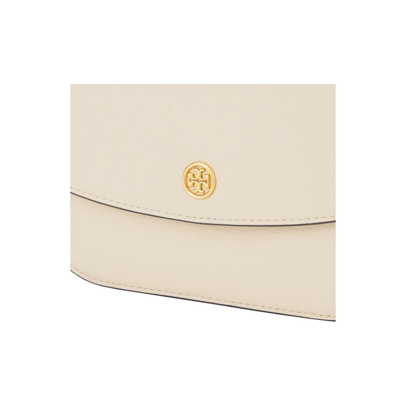 TORY BURCH Robinson Litchi Grain Leather Crossbody Bag Shoulder Bag Women's Cream White-8