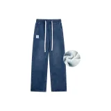 Dark Blue Fleece-Lined