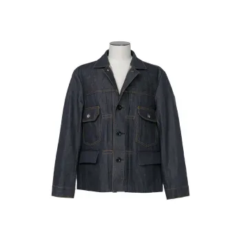 Sacai SS25 Jackets Men Indigo