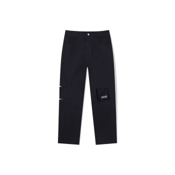 ROCAWEAR Straight Casual Pants Unisex Black