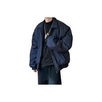 RKVC Jackets Coats Unisex Navy Blue