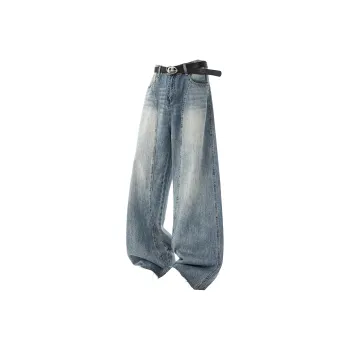 HOZZS Jeans Unisex Blue