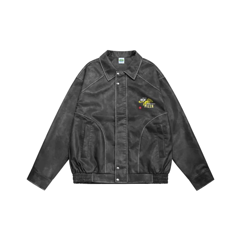 SPONGEBOB SQUAREPANTS Leather Jacket Unisex-0