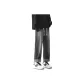 Stone-Washed Gray Thickened and Fleece-Lined