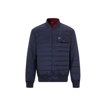 Tommy Hilfiger Down Jacket Men's Dark Blue/Burgundy
