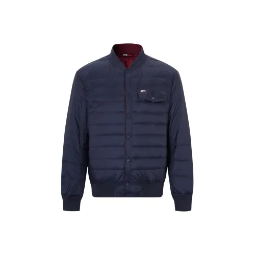 Tommy Hilfiger Down Jacket Men's Dark Blue/Burgundy