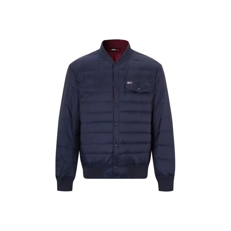 Tommy Hilfiger Down Jacket Men's Dark Blue/Burgundy-0