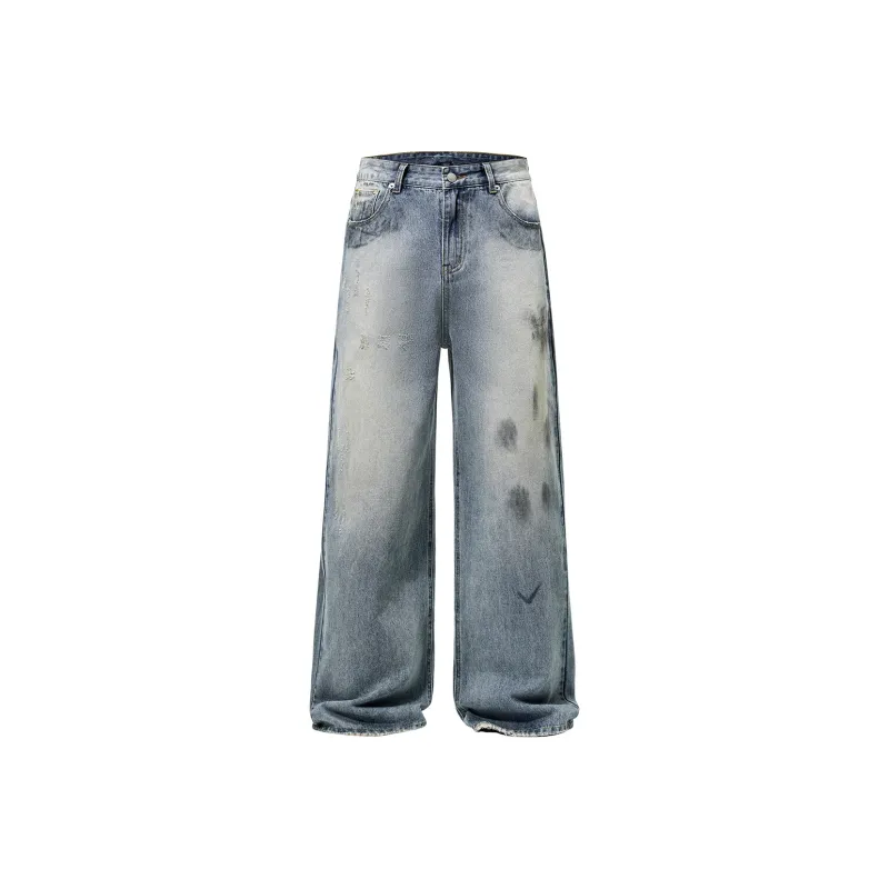FISHGALAXY Jeans Unisex Vintage Blue-0