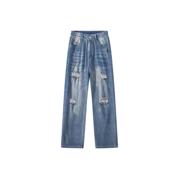 FANTASTIC XBOX Jeans Unisex Vintage Denim Blue