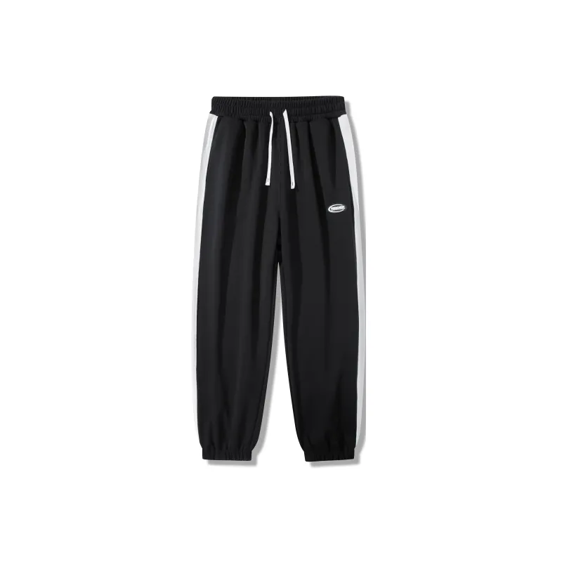 FireMonkey Knitted Sweatpants Unisex Black-0