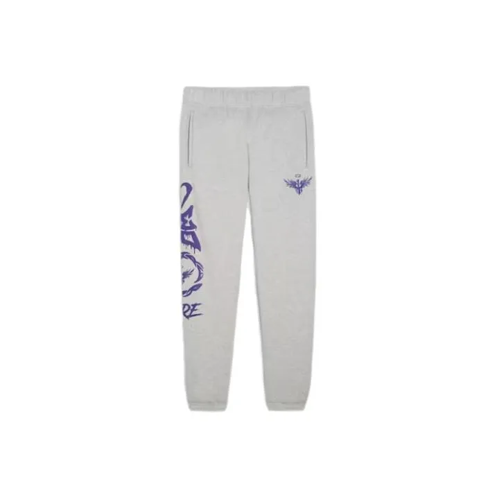PUMA X Toxic Knitted Sweatpants Men Gray-0