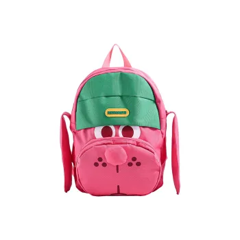 SUN EARTH &U Nylon Fabric Backpack Regular Women's Rose Red