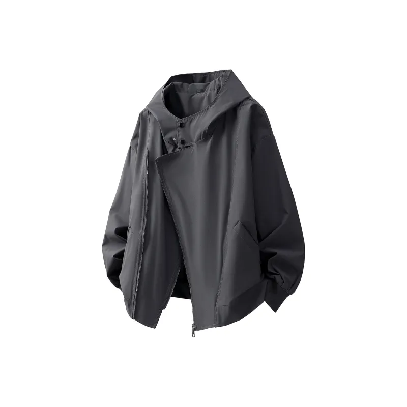 DJ.SPIRIT Jackets Coats Unisex Light Gray-2