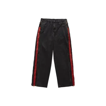LOOKUN Jeans Unisex Black