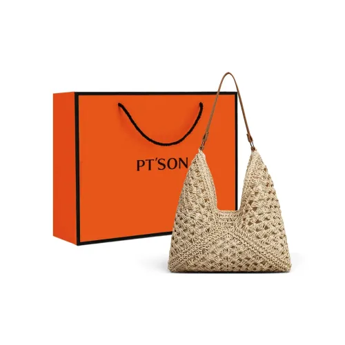 PT'SON Fabric Underarm Shoulder Bag Regular Women's Ecru