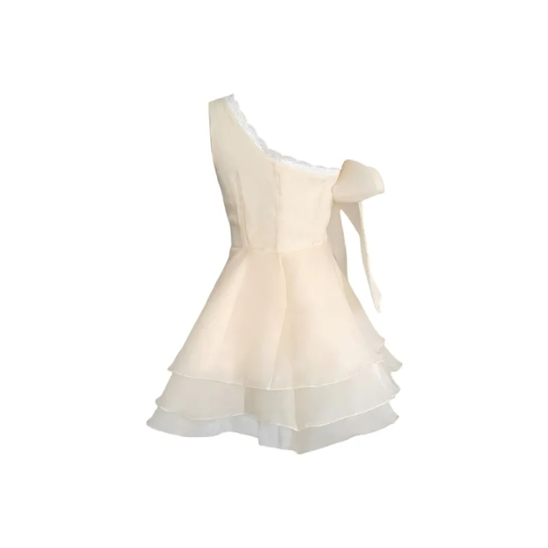 AFGGD Sleeveless Dress Women's Apricot-1