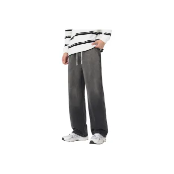 SESAME STREET Jeans Unisex Light Black Gray