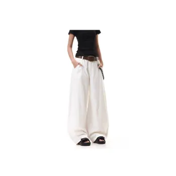 WANCHAO CP Jeans Unisex White