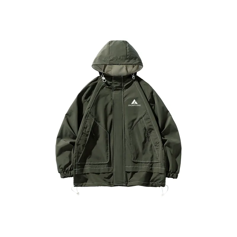 SNOW FLYING Jackets Coats Unisex Army Green-0