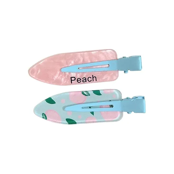 Water Jade Acrylic Hair Clips Women's-9