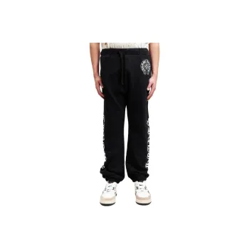 Chrome Hearts Knitted Sweatpants Unisex Black
