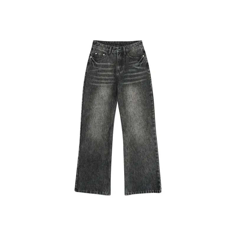 SONGS ALONG Jeans Unisex Black Gray Color-0