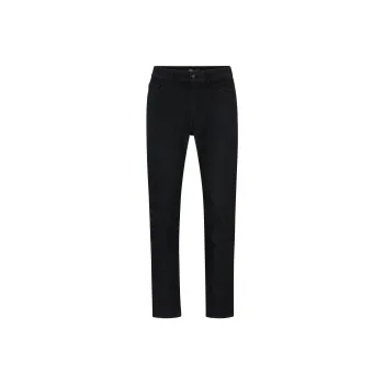 HUGO BOSS Water-Repellent Tapered-Fit Jeans Jeans Men's Dark Blue