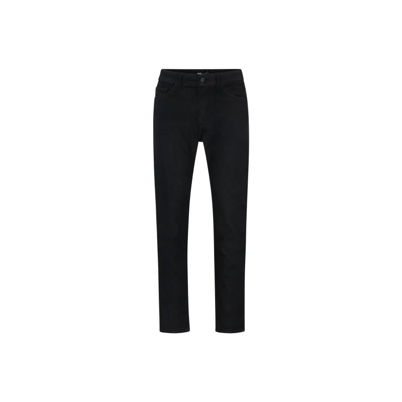 HUGO BOSS Water Repellent Tapered Fit Jeans Jeans Men's Dark Blue-0