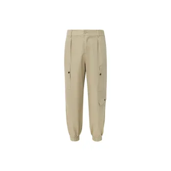 CAT Knitted Sweatpants Unisex Light Khaki