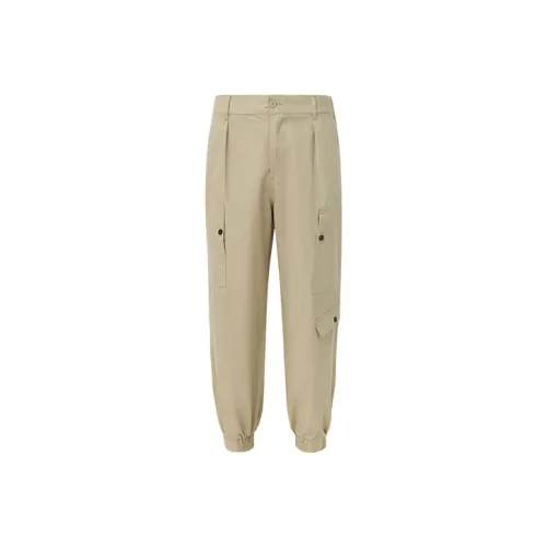 CAT Knitted Sweatpants Unisex Light Khaki