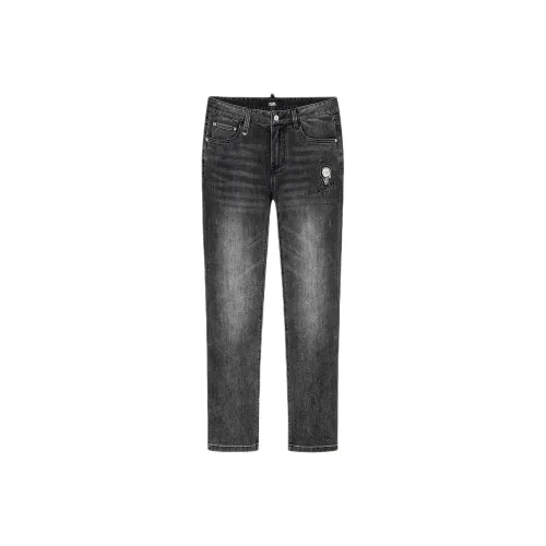 KARL LAGERFELD SS24 Jeans Men's Black