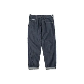 MADEN Jeans Men Denim Blue