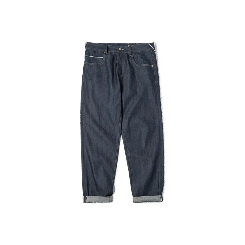 MADEN Jeans Men Denim Blue-0