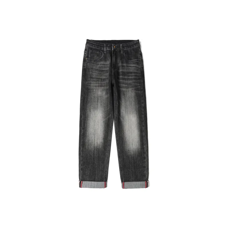 FAIRWHALE Jeans Unisex Denim Black-0